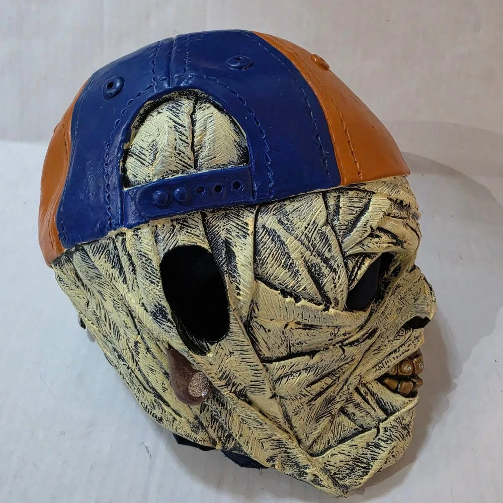 Vintage 2008 Disguise Inc FaceBall Mummy Mask Baseball Cap Hat Costume Y2K Kids